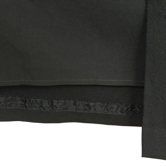 BHLDN Marta Crepe Dress Size 10 Forest Green High Neck Evening Wedding NWT $220 - Picture 9 of 12